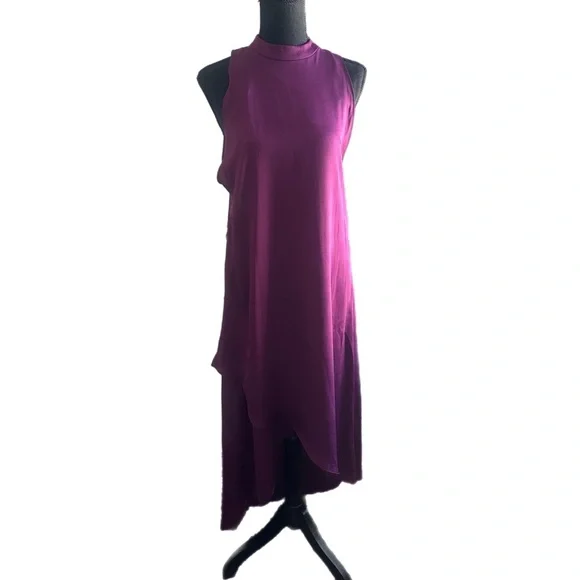 BCBGMaxAzria | Dresses | Bcbg Maxazria Dress Purple Never Worn | Poshmark